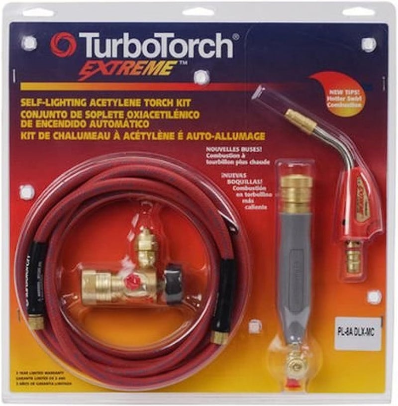 ESAB TurboTorch 0386-0834 PL-8ADLX-MC Self-Lighting Acetylene Torch Kit for MC Tank - Image 1